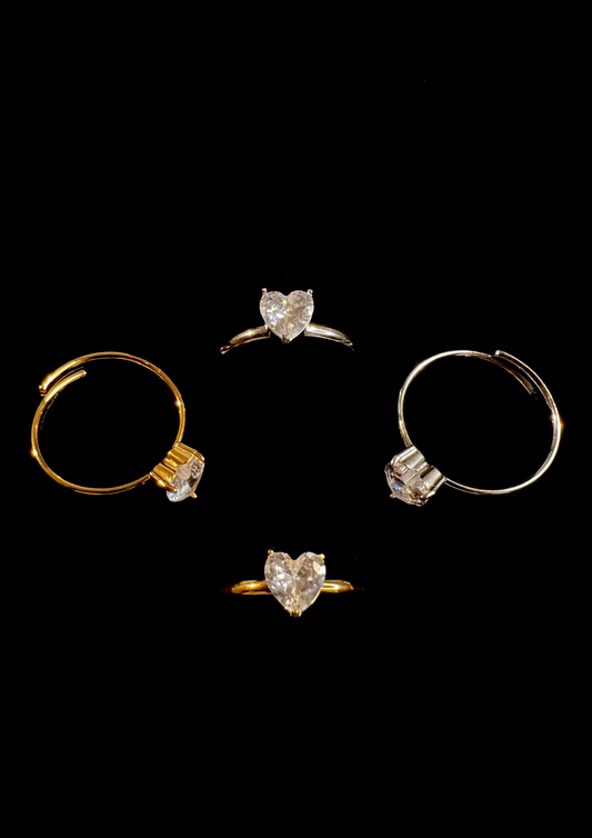 Anello Regolabile DIAMOND HEART